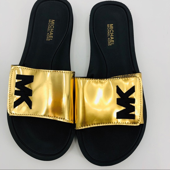 NWOT Michael Kors Flip Flop Slip On Sandals - Picture 6 of 7